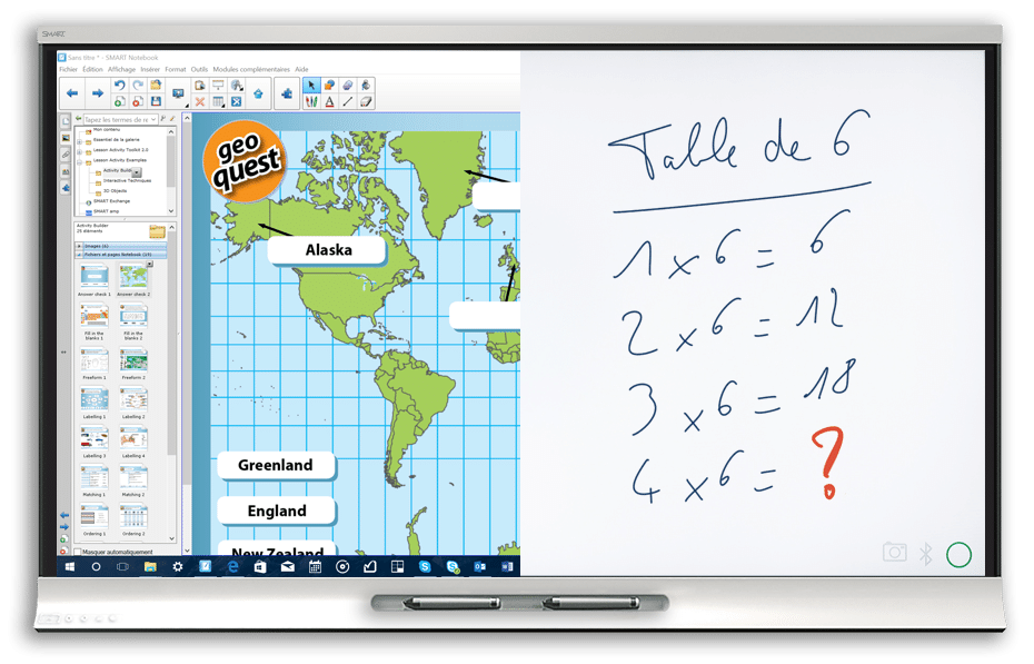 Smart Board SPNL-6065 for classroom and business_Refurbished