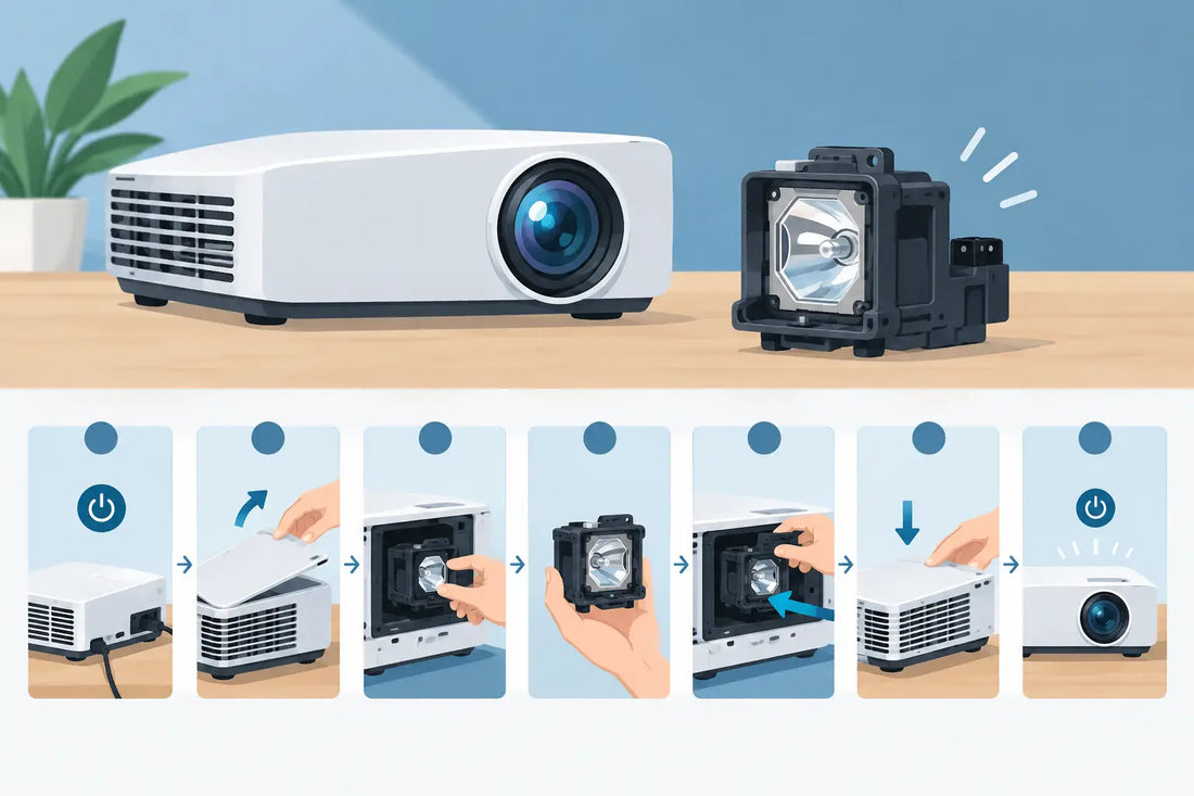 How to Replace a Projector Lamp in 7 Steps
