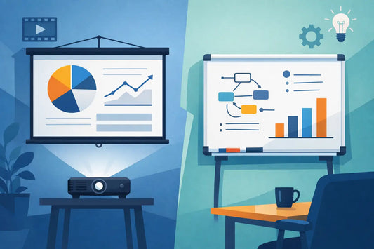 Projector Screen Versus Whiteboard: Which Fits?