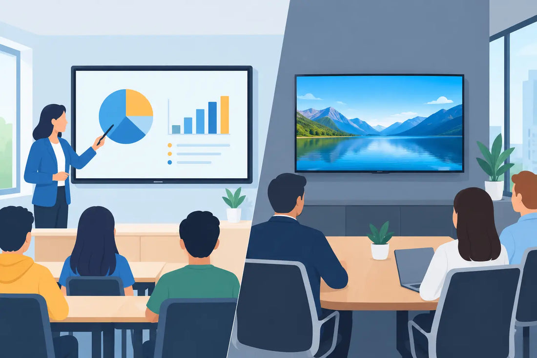 Display Versus TV for Classrooms and Offices