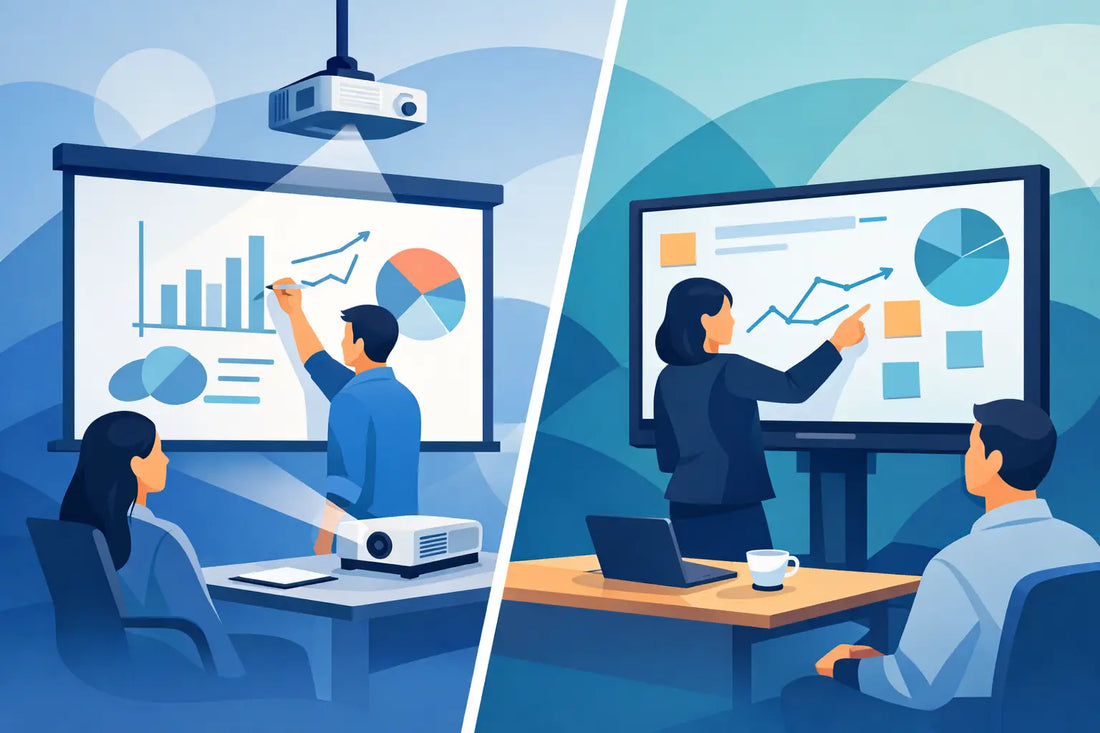 Interactive Projector vs Flat Panel