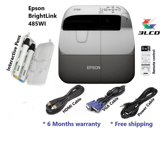 Epson BrightLink 485Wi Interactive WXGA 3LCD Projector_Refurbished