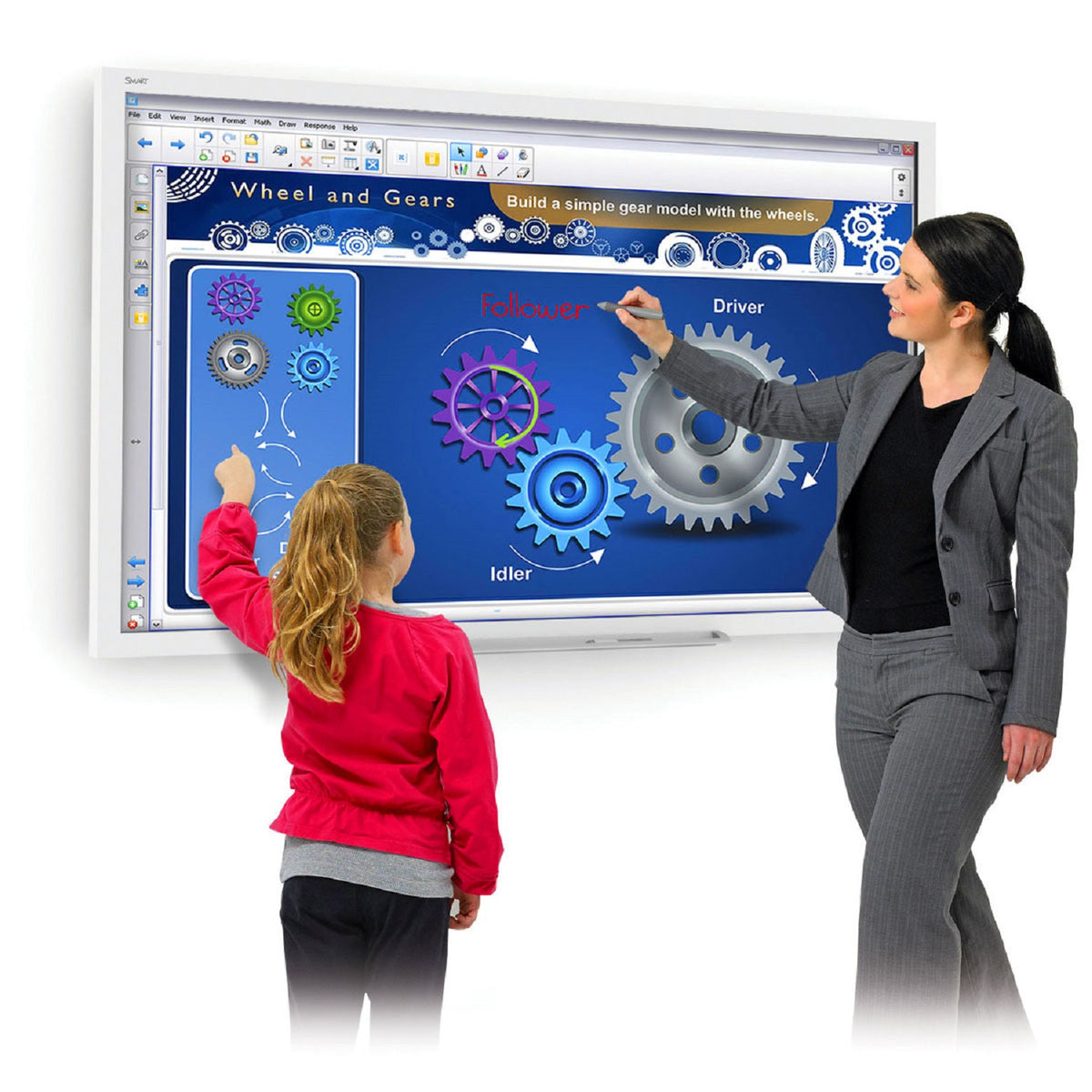 Refurbished SMART Board SPNL-4065 Interactive Flat Panel for Classroom and Office
