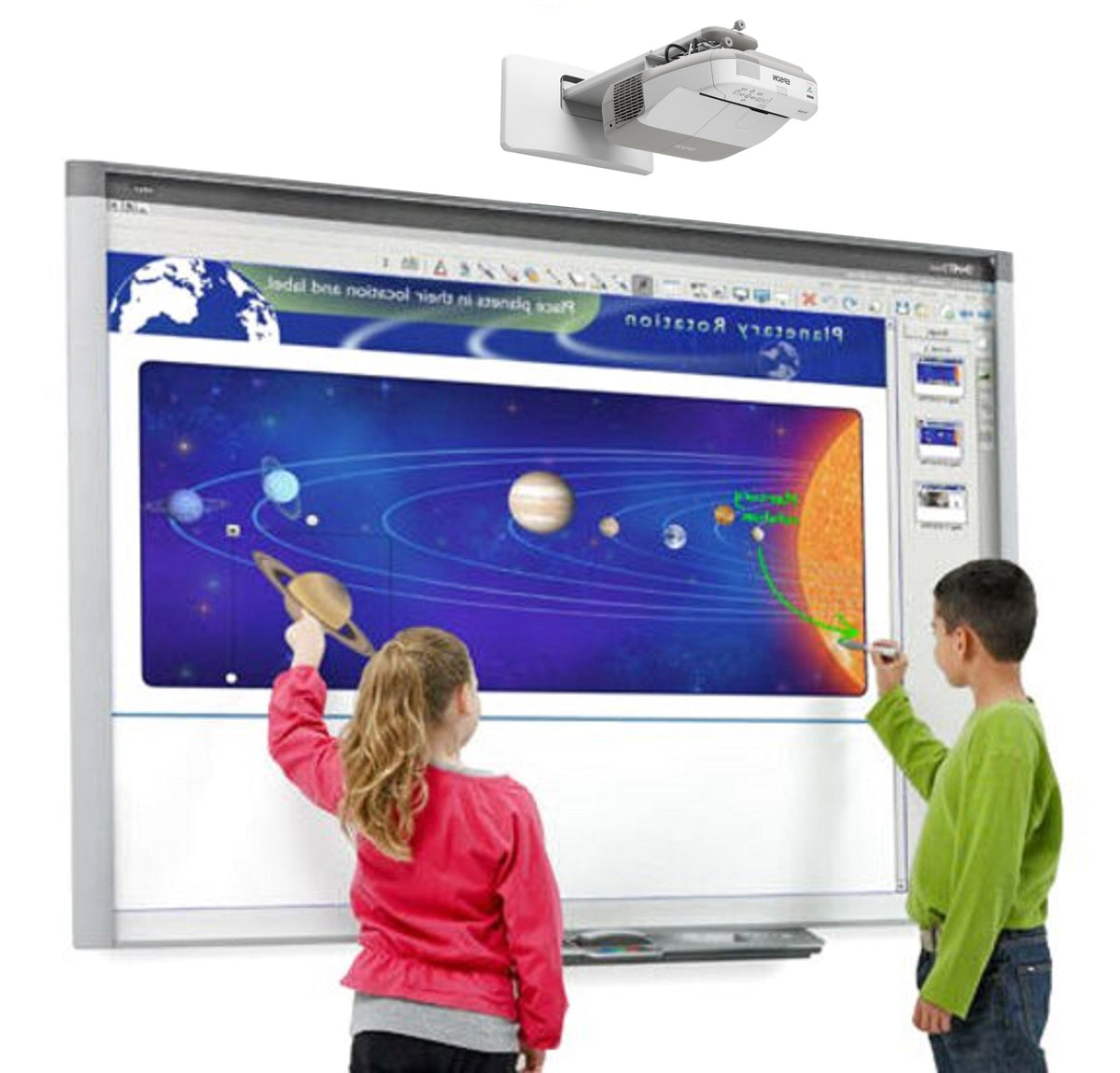 Smart Board_Interactive whiteboard SBX800 Series for Classroom and office use_Refurbished