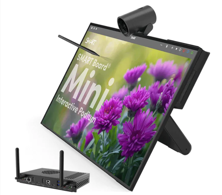 SMART Board Mini 727, Interactive Podium with OPS PC, PCMi5 with SMART Meeting Pro - Bundle