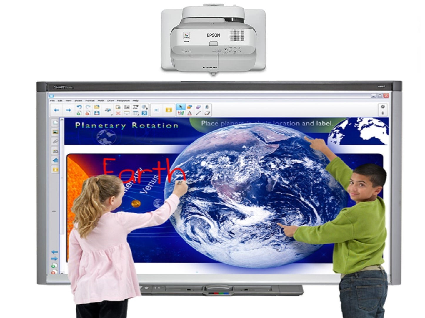 Smart Board_Interactive whiteboard SBX800 Series for Classroom and office use_Refurbished