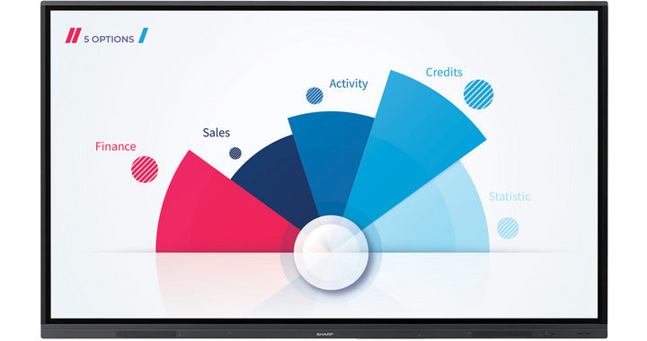 SHARP PN-L752B 75" 4K UHD AQUOS BOARD interactive display