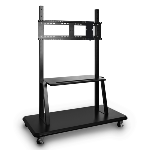 ViewSonic IFP7552-E2 ViewBoard Bundle with 75” ViewBoard IFP7552 4K Interactive Flat Panel, a LB-WIFI-001 wireless AC Adapter, and a VB-STND-001 Mobile Trolley Cart