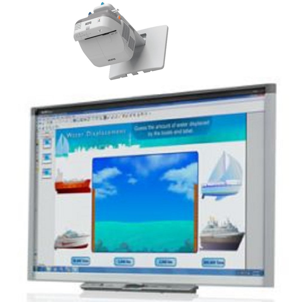 Smart Board_Interactive whiteboard SBX800 Series for Classroom and office use_Refurbished